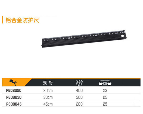 P608020 P608030 P608045 鋁合金防護(hù)尺